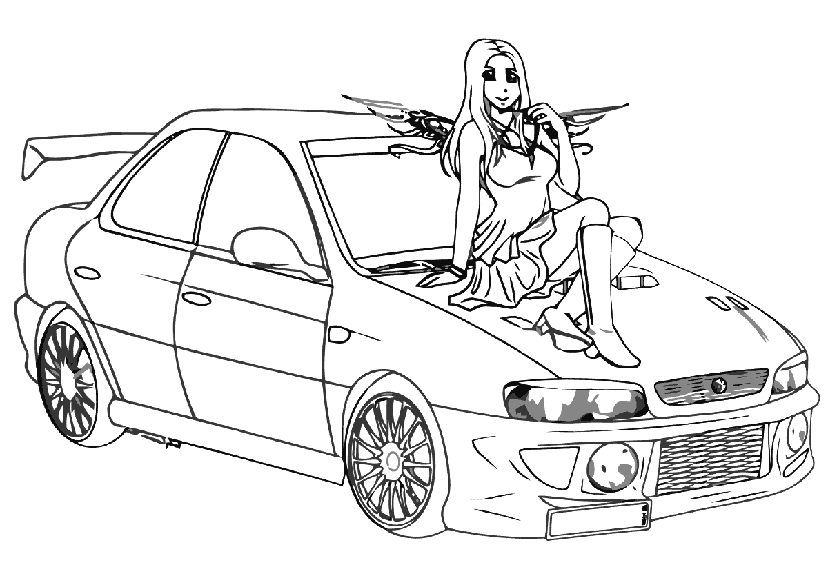 Subaru Coloring Pages - Coloring Home