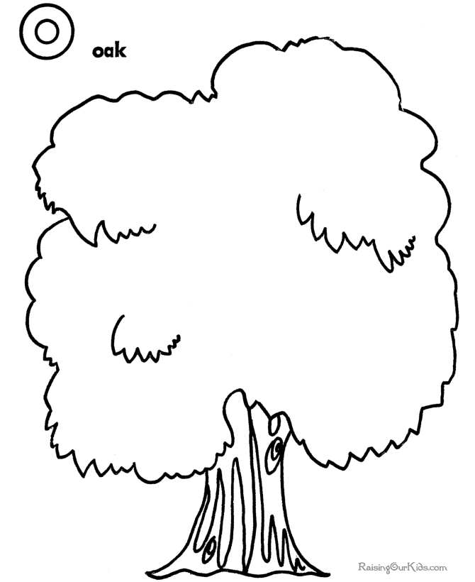 Tree coloring pictures