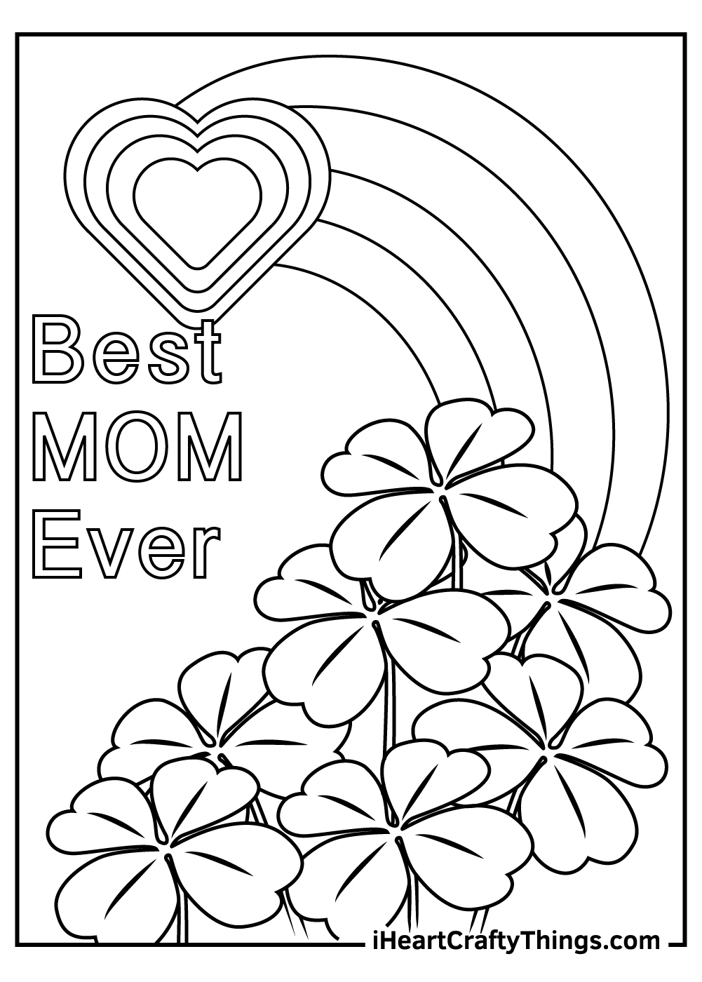 Printable Mother's Day Coloring Pages (Updated 2022)