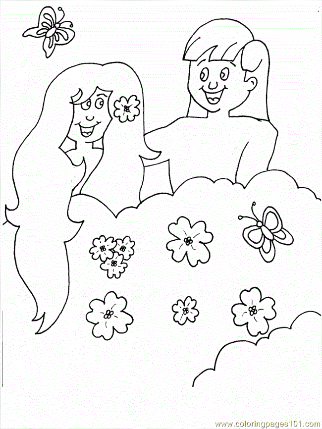 Adam and Eve'' Coloring Page for Kids - Free ''Adam and Eve'' Printable Coloring  Pages Online for Kids - ColoringPages101.com | Coloring Pages for Kids