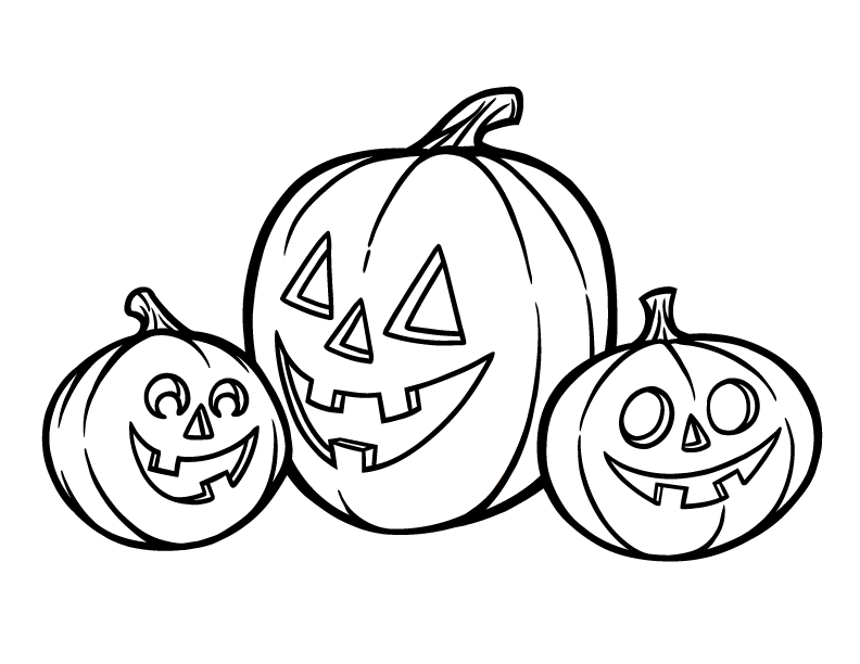 Halloween Coloring Pages Jack O Lantern | Hallowen Coloring pages ...