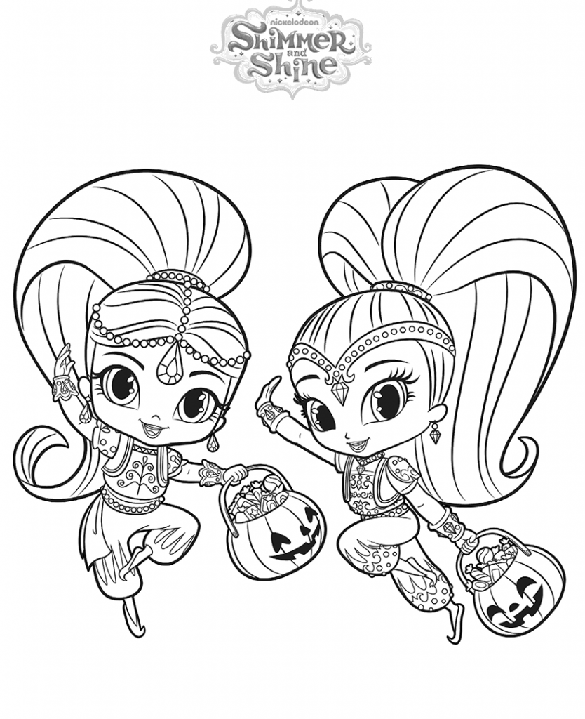 coloring ~ Staggering Shimmer And Shine Coloring Book ...