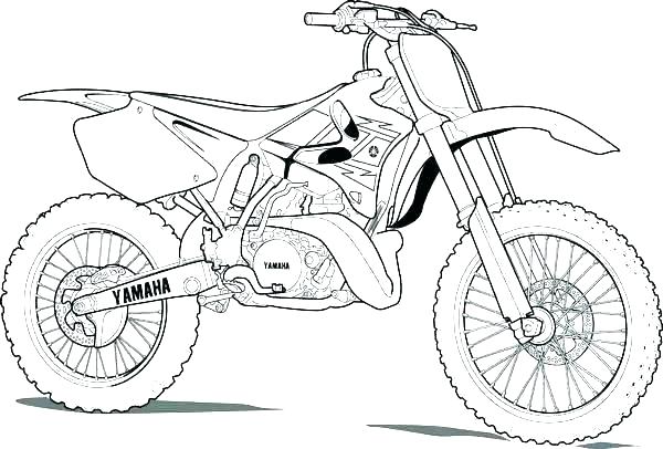 Bicycle Coloring Pages Dirt Bike Coloring Page New Dirt Bike ...