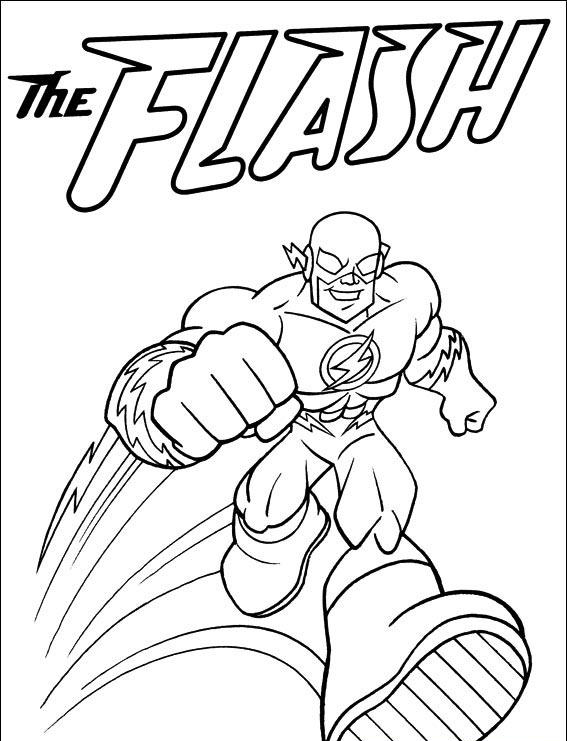 Flash Coloring Pages - Best Coloring Pages For Kids