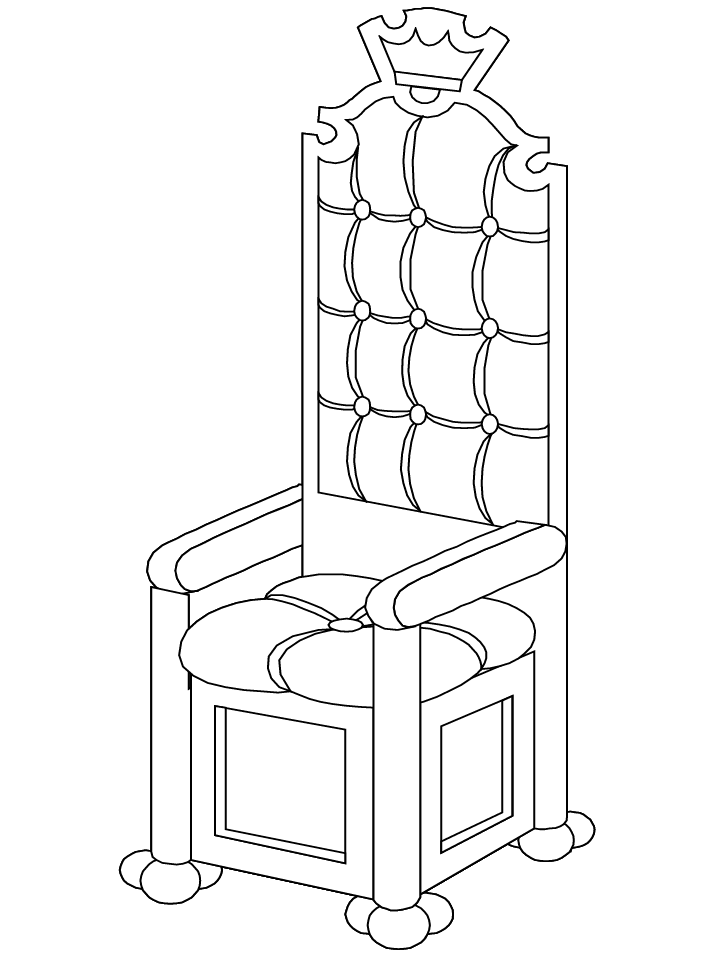 Chair Fantasy Coloring Pages coloring page & book for kids.