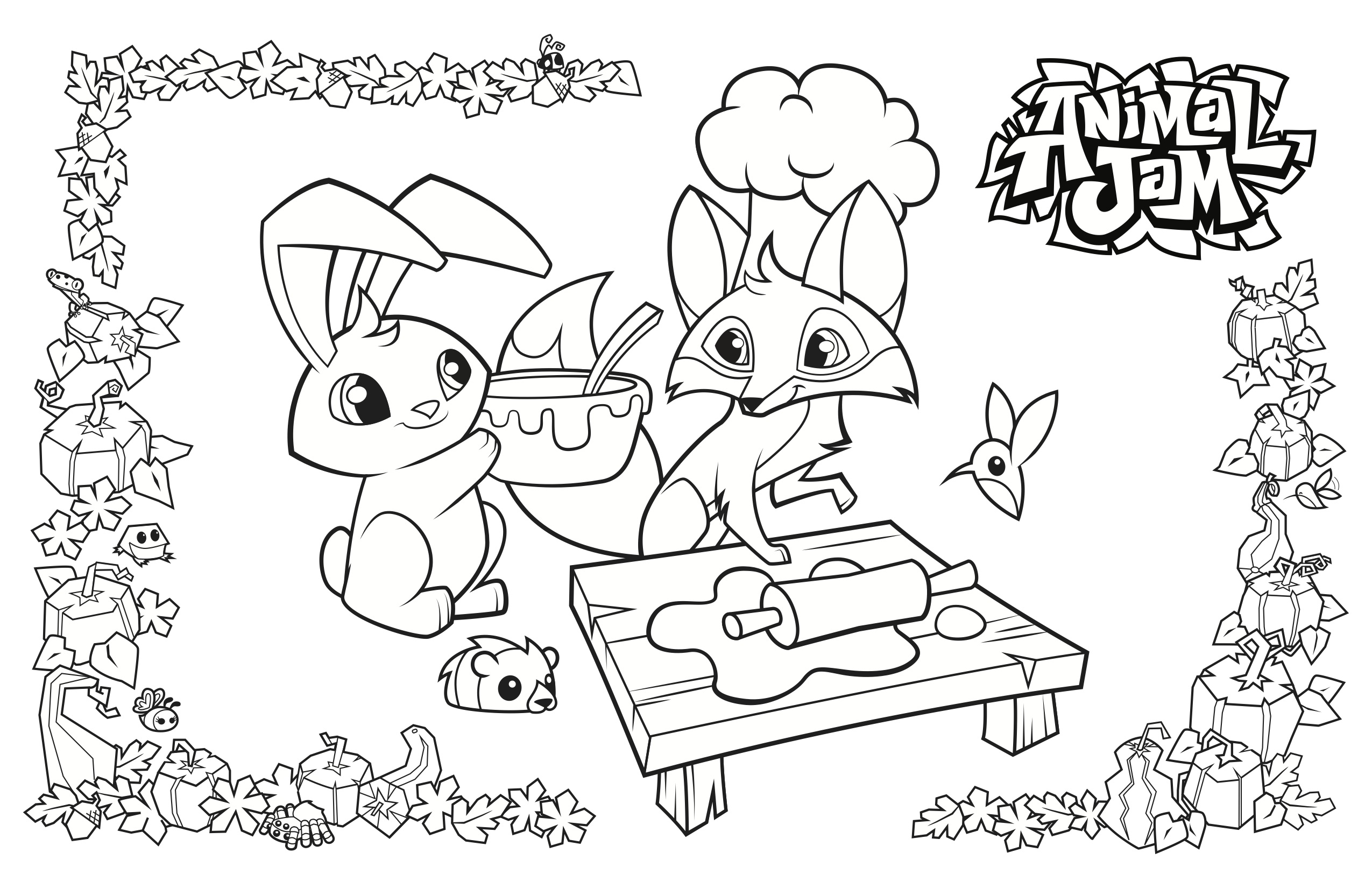 Animal Jam Coloring Pages At GetDrawings.com   Free For ...