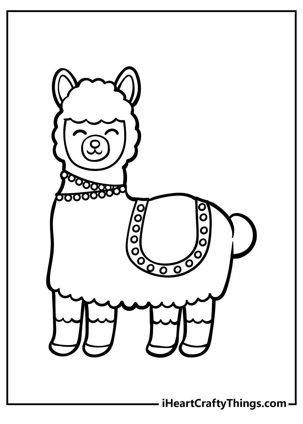 Printable Llama Coloring Pages (Updated 2023)