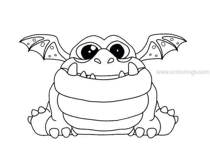 Burple from Dragons Rescue Riders Coloring Pages . | Dragon coloring page,  Boy coloring, Coloring pages