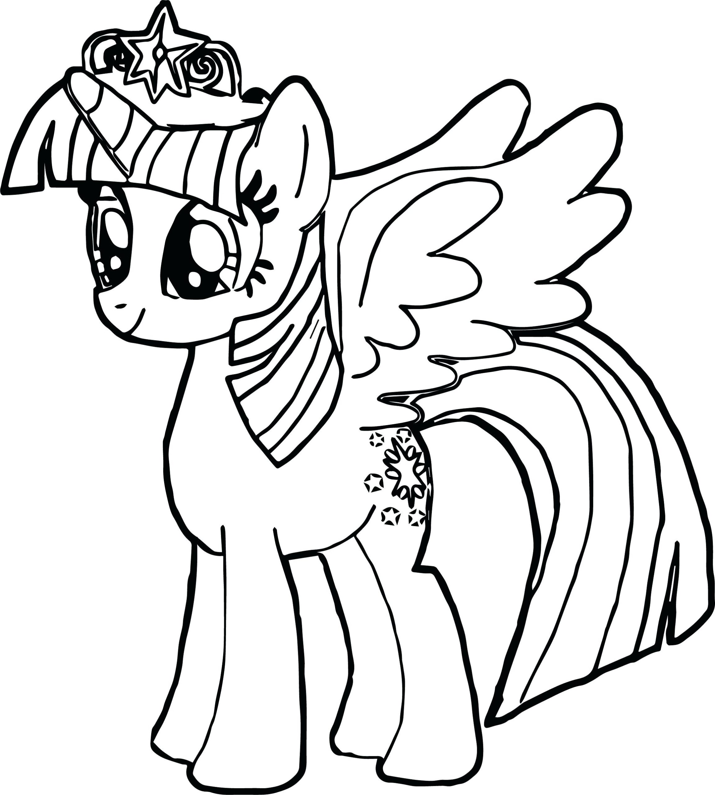 Coloring Pages  Twilight Sparkle My Little Pony Friendship Is ...