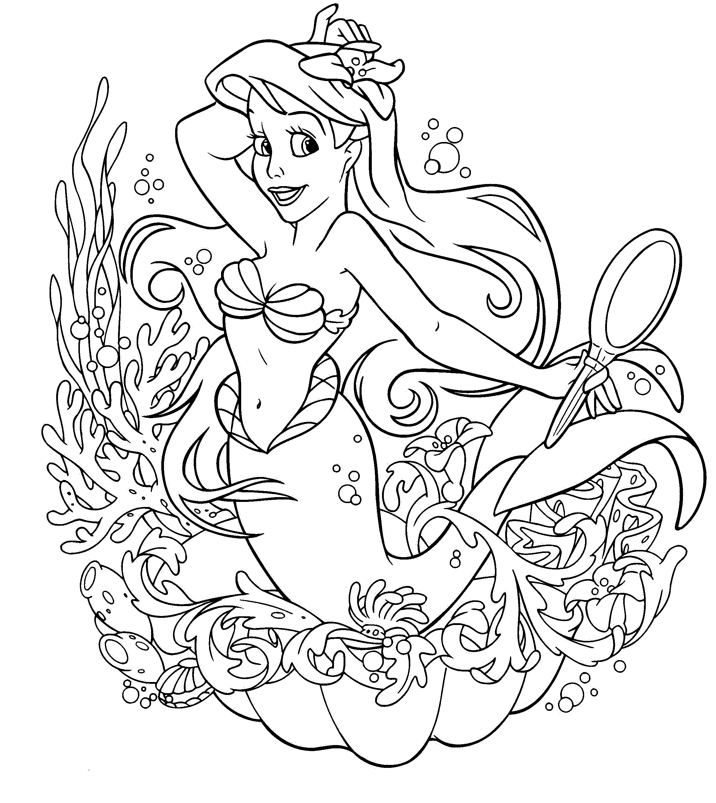 disney princess colouring | Only Coloring Pages