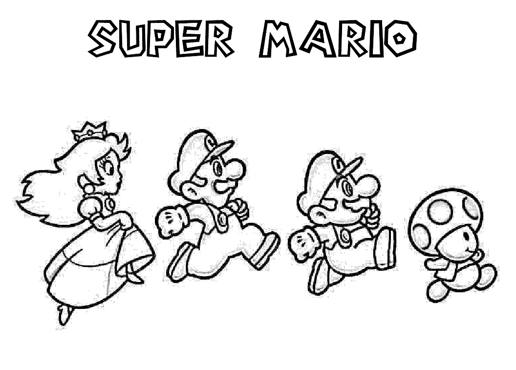 Nintendo Coloring Pages