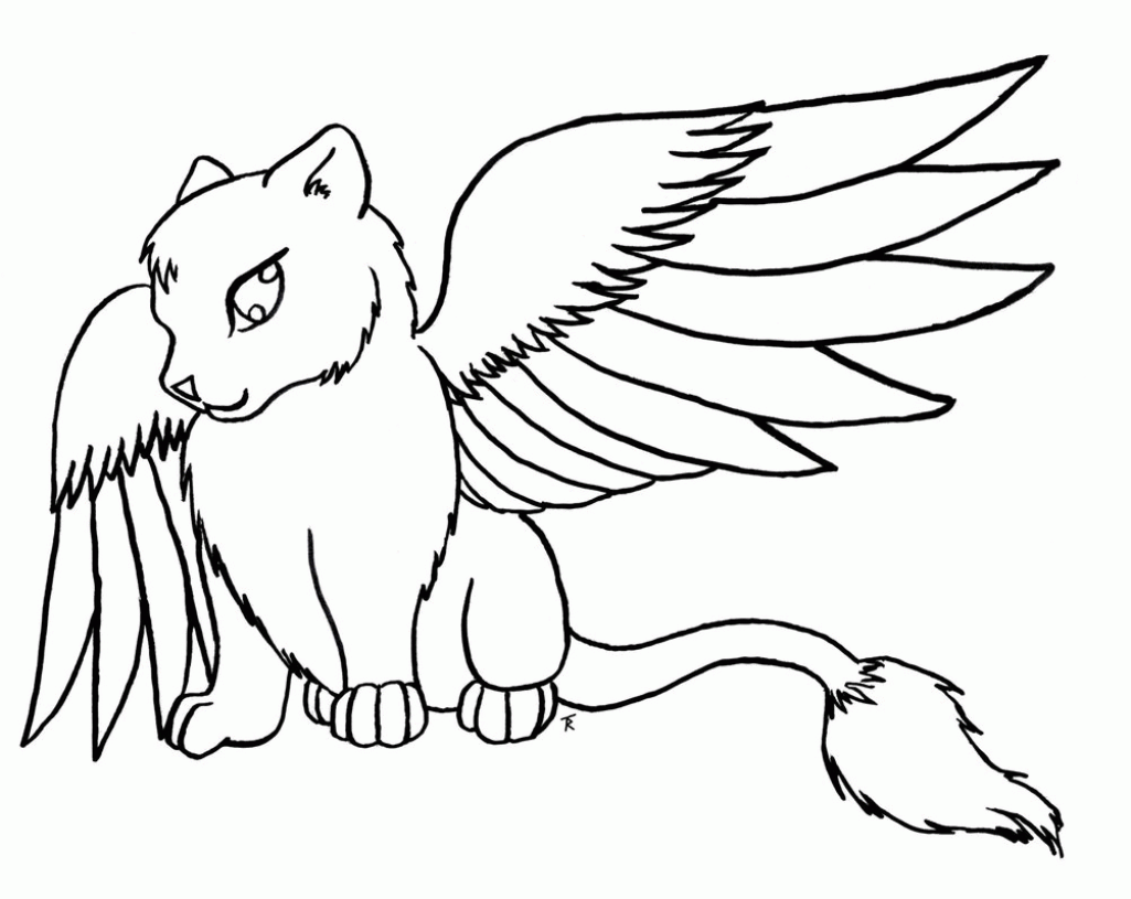 Kitten Coloring Sheet - Coloring Pages for Kids and for Adults