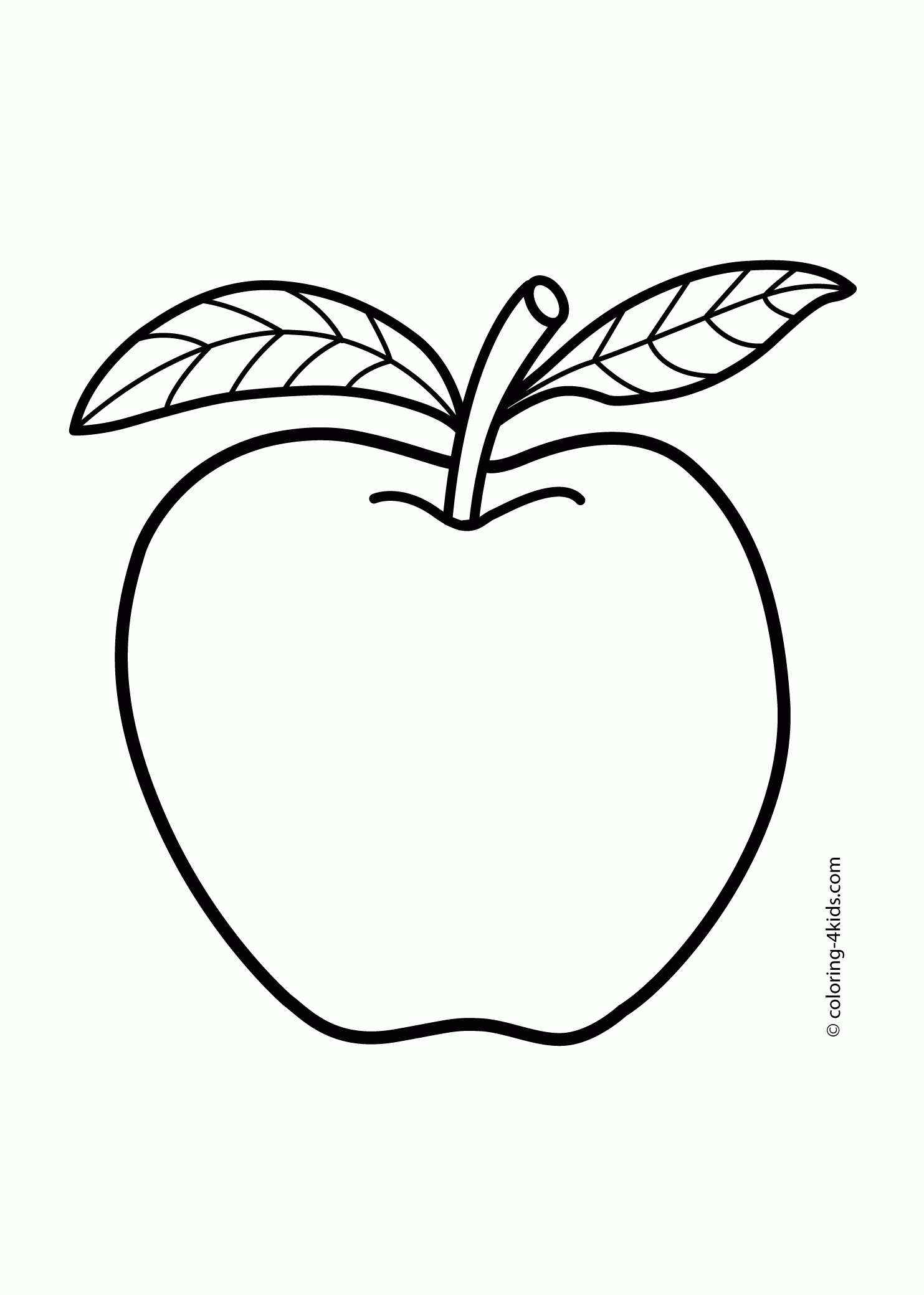 Fruits Printable Coloring Pages - Coloring Home