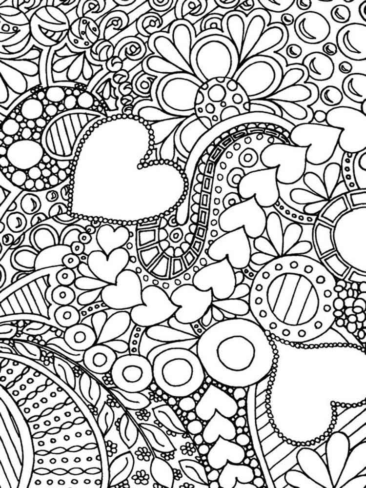 Difficult coloring pages for adults. Free Printable Difficult coloring pages .