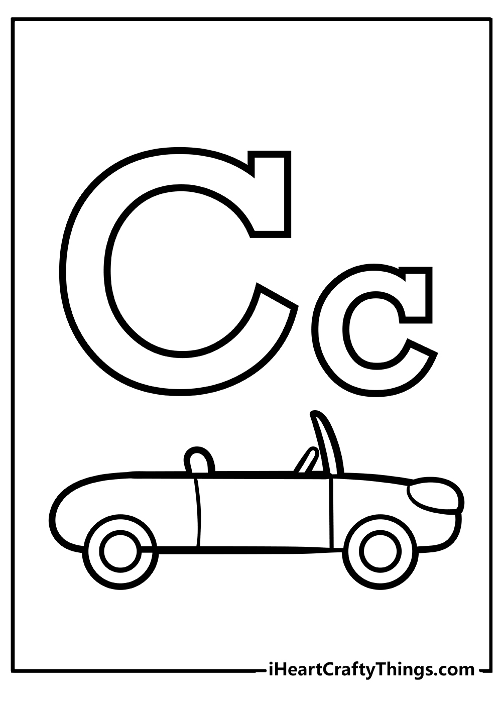 Printable Letter C Coloring Pages (Updated 2023)