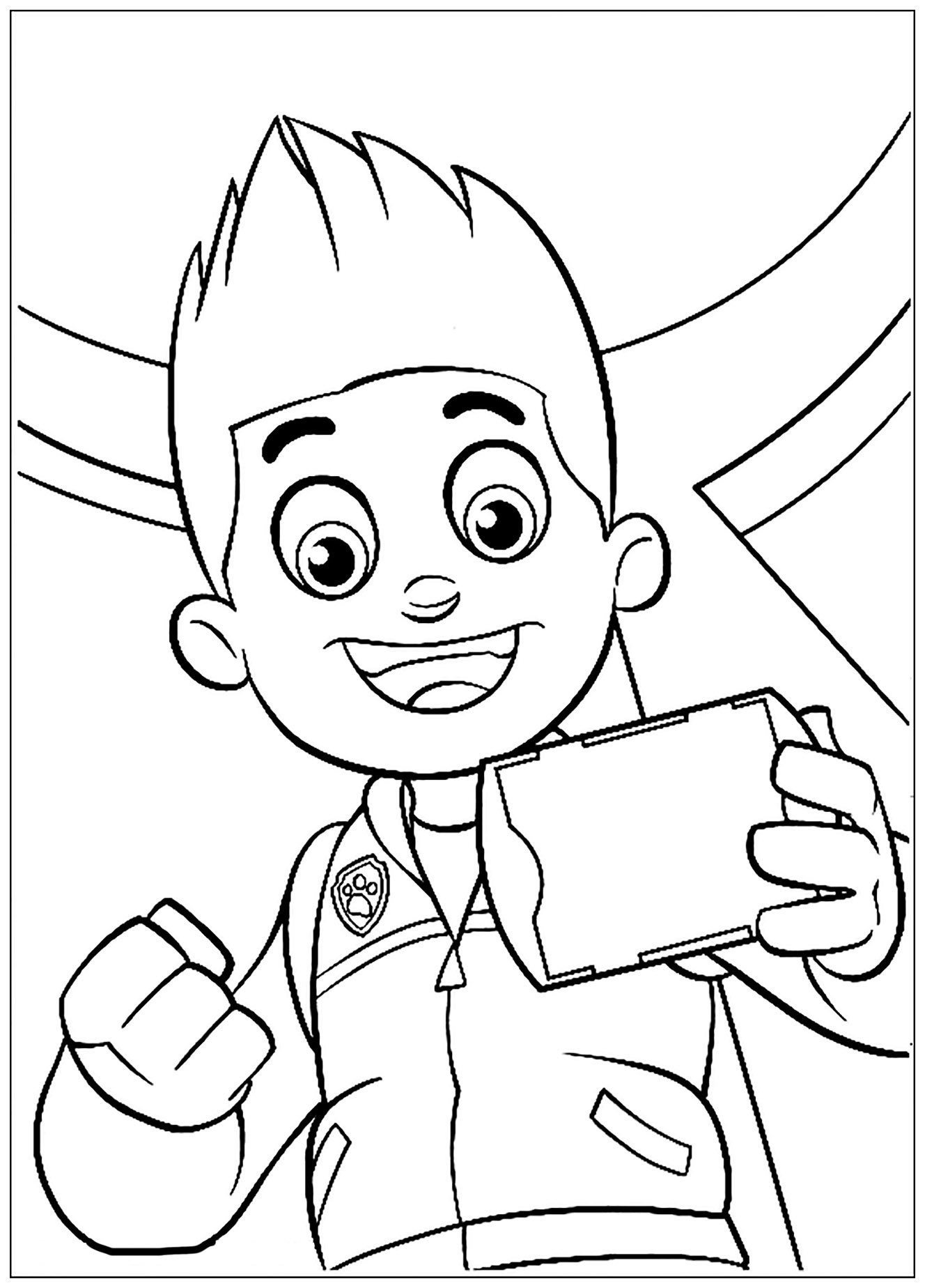 Paw patrol free to color for children - Paw Patrol Kids Coloring Pages