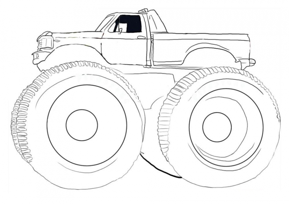 Get This Monster Truck Coloring Pages Free Printable 40785 !