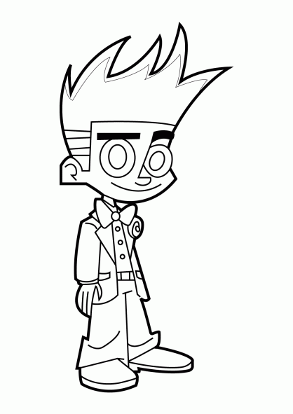 Coloring Pages Johnny Test - Coloring Home