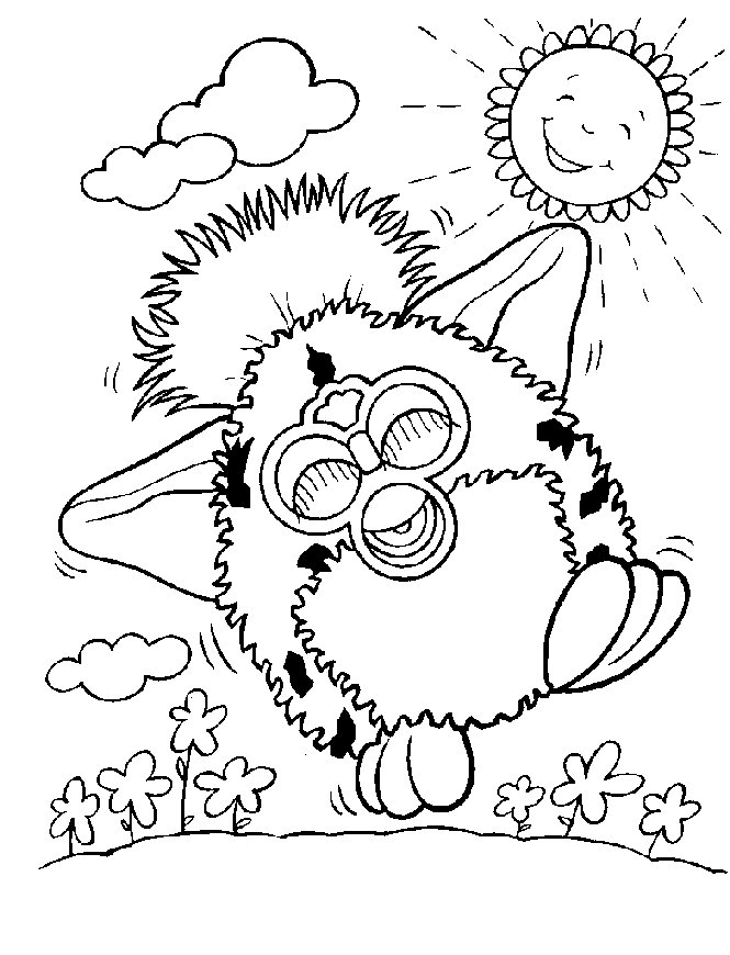 Furby Coloring Pages Â» Coloring Pages Kids