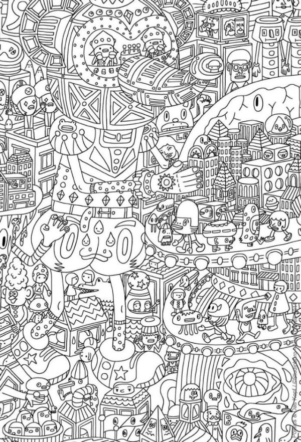 Very Detailed Coloring Pages - Coloring Home