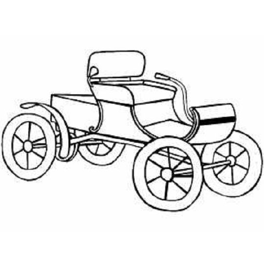 Very Old Car Coloring Pages – Modes of Transportation | numbers ...
