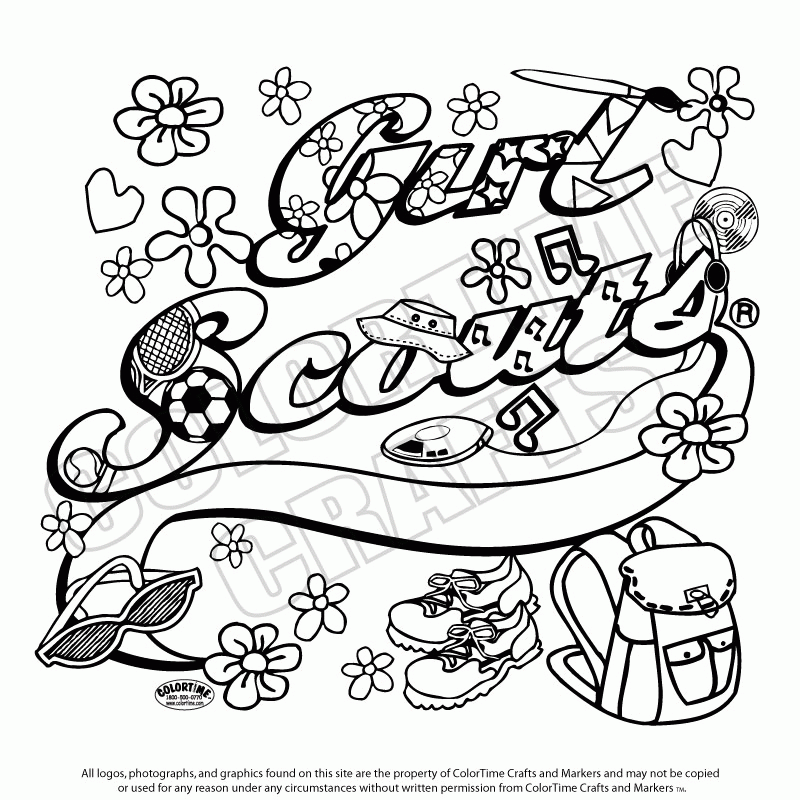 6 Pics of Girl Scout Daisy Coloring Page - Girl Scout Daisy Petal ...