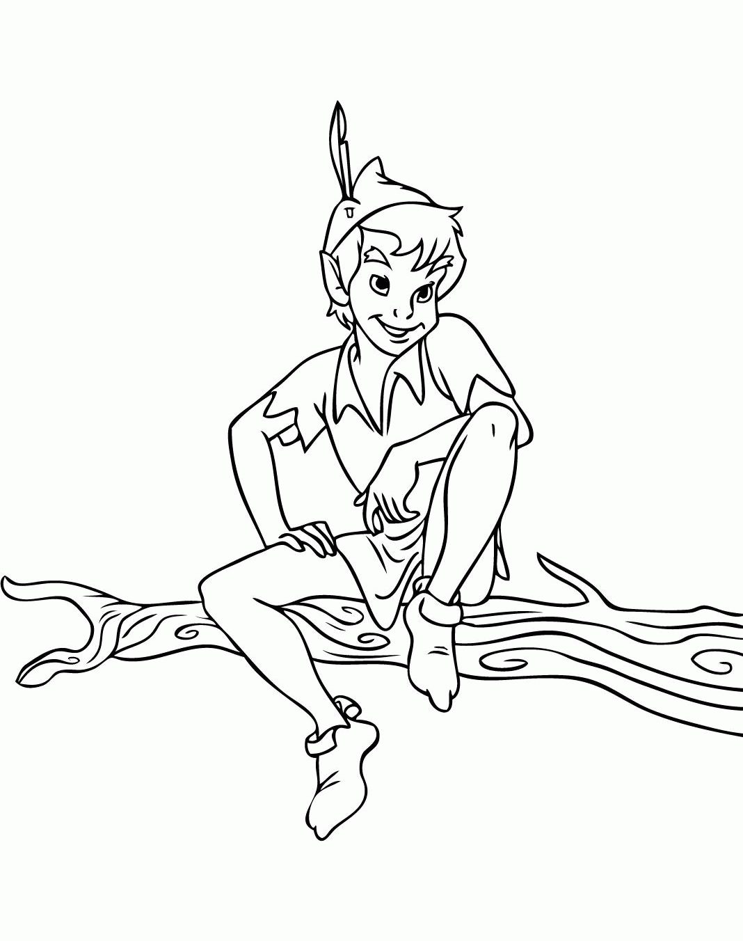 6 Pics of Peter Pan Wendy Coloring Pages - Peter Pan Flying ...
