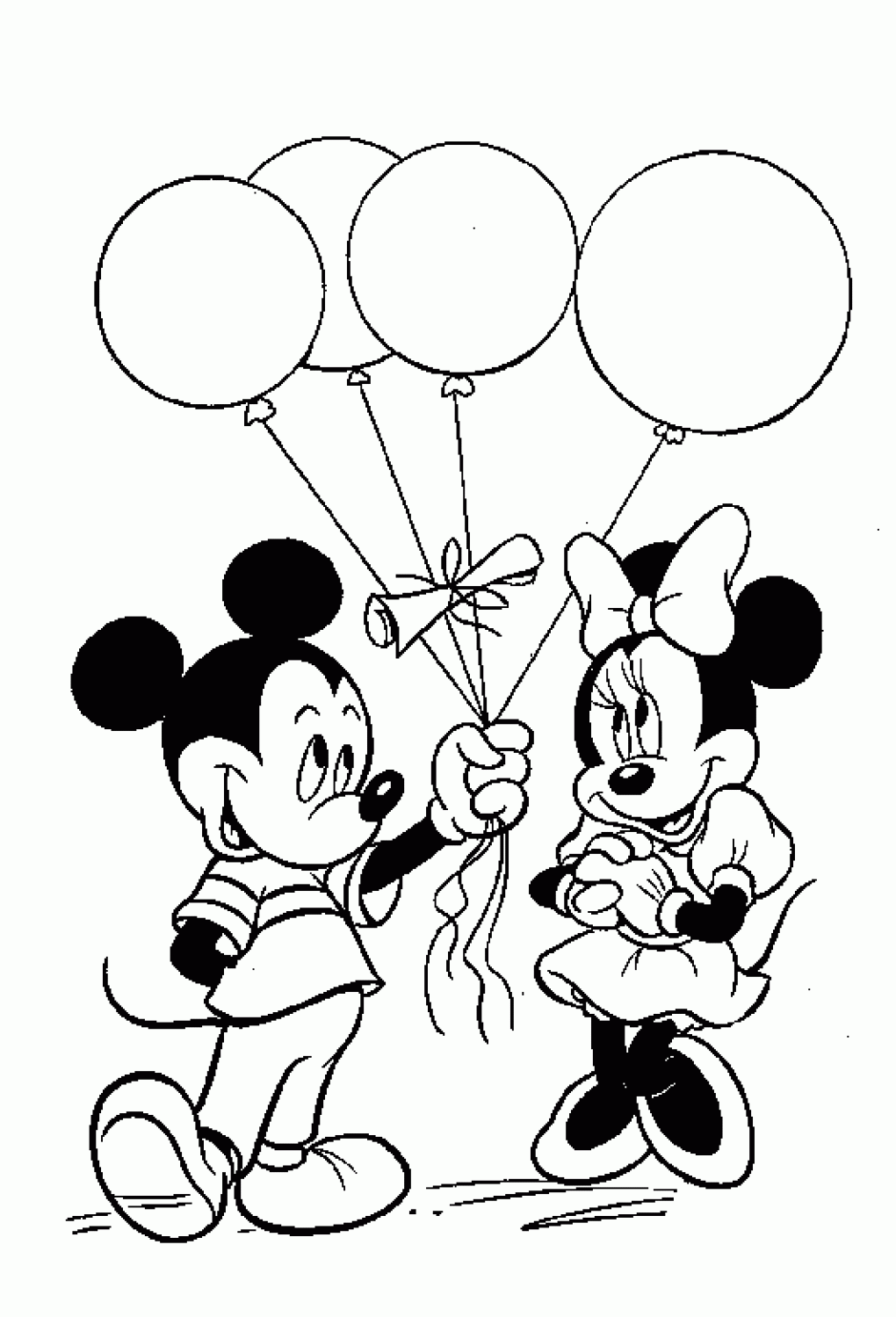 Free Coloring Pages of Mickey Mouse: 40 Image to Print ...