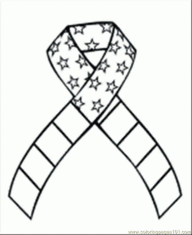 Ribbon Printable - Coloring Pages for Kids and for Adults