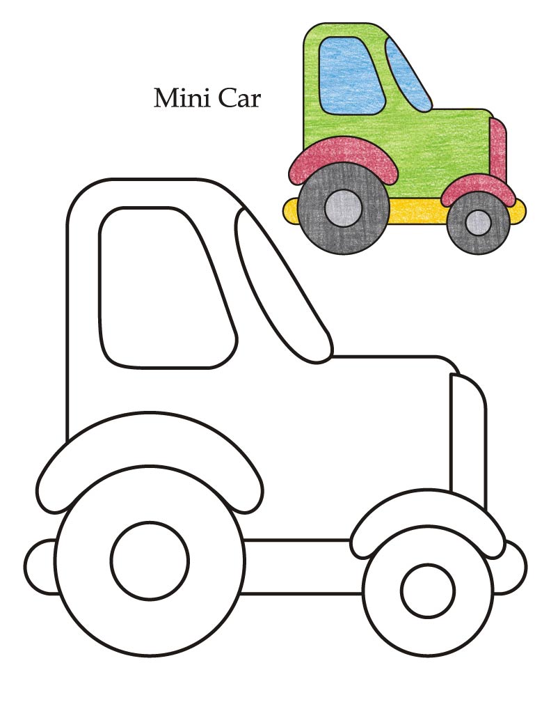 0 Level mini car coloring page | Download Free 0 Level mini car ...