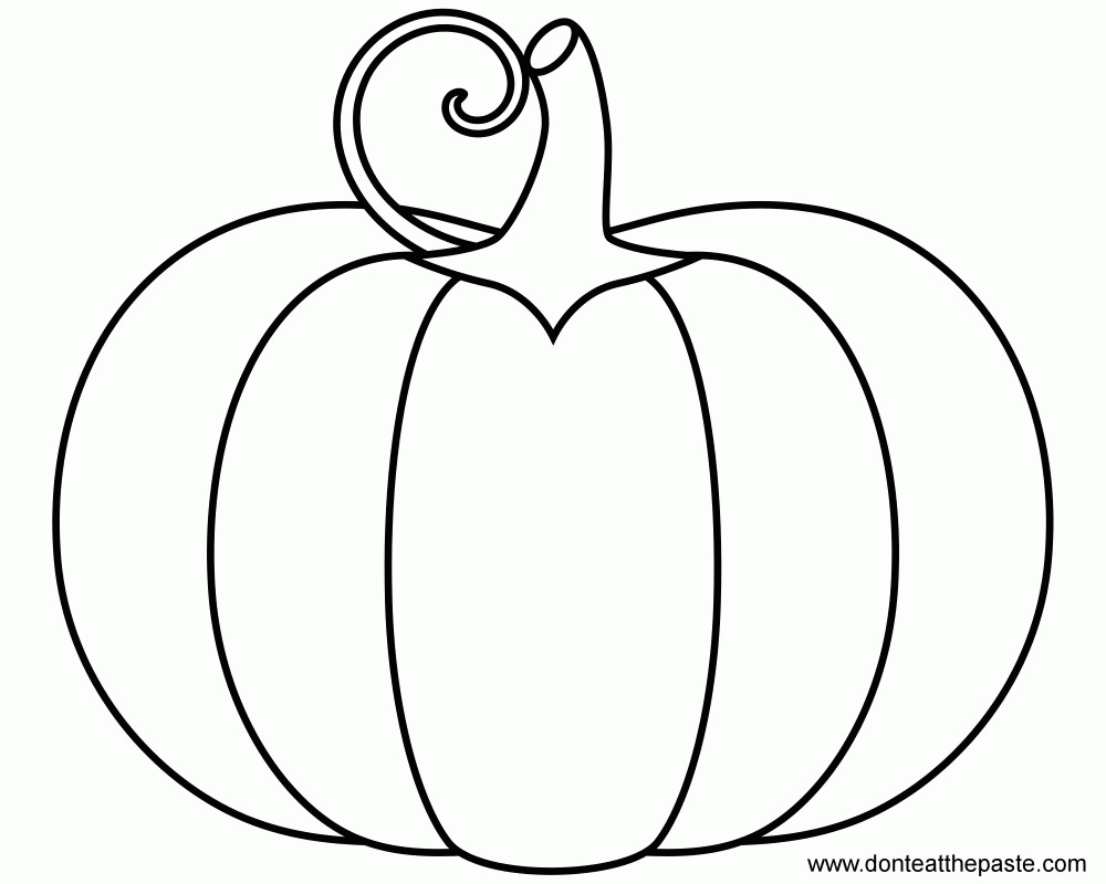 Coloring Pages Of Small Pumpkins - High Quality Coloring Pages
