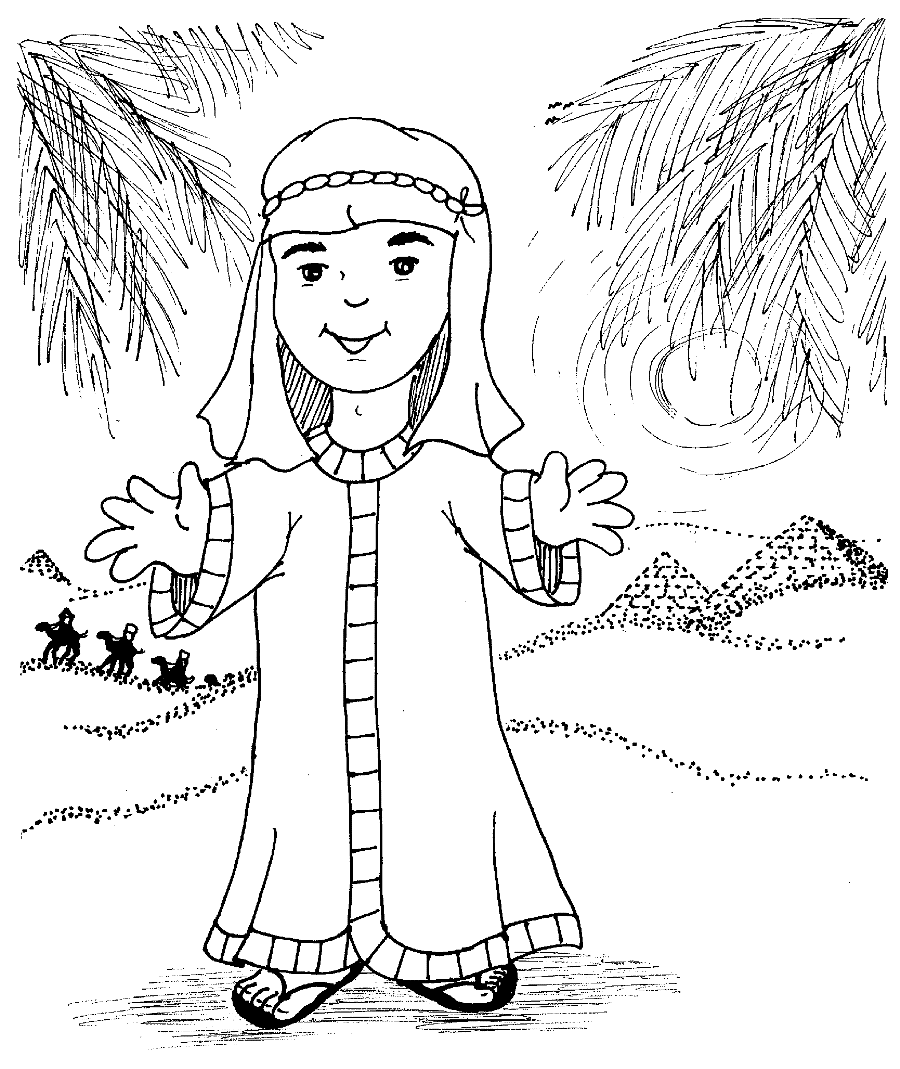 Josephs Coat Of Many Colors Coloring Page - Coloring Home