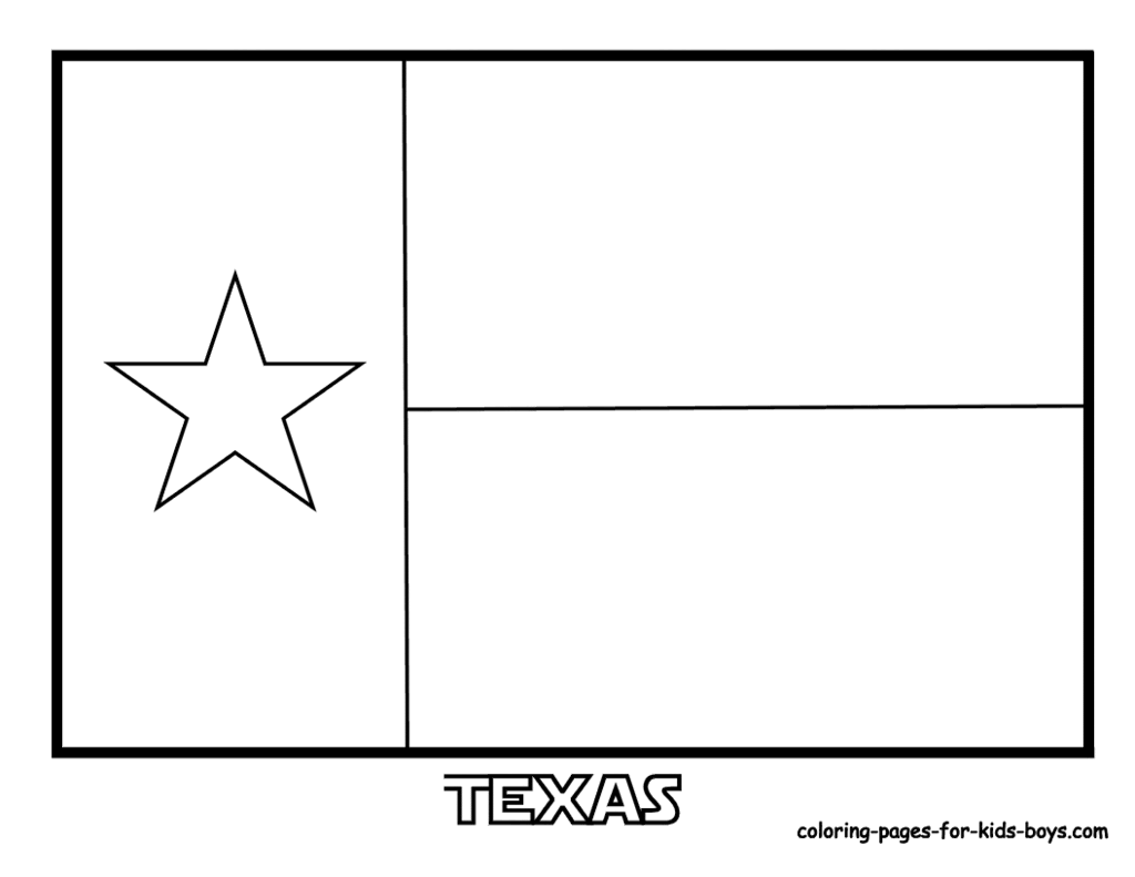 texas flag coloring page - High Quality Coloring Pages