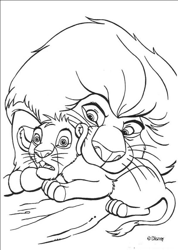 The Lion King Coloring Pages Mufasa - Coloring Home