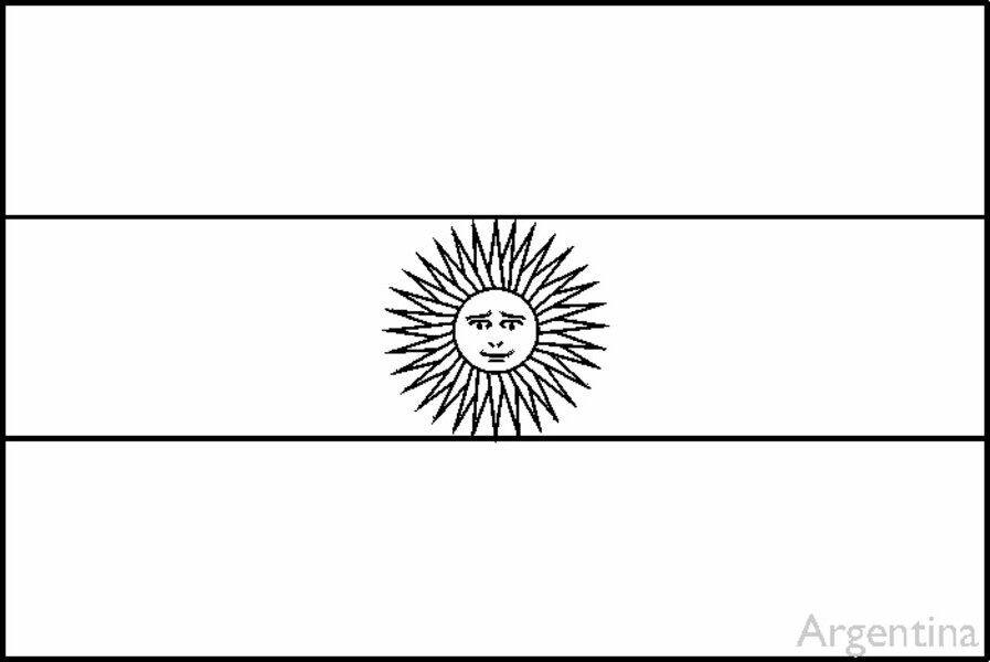 Argentina Coloring Page