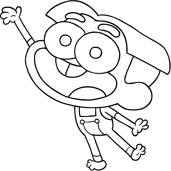 Cricket from Big City Greens coloring page
