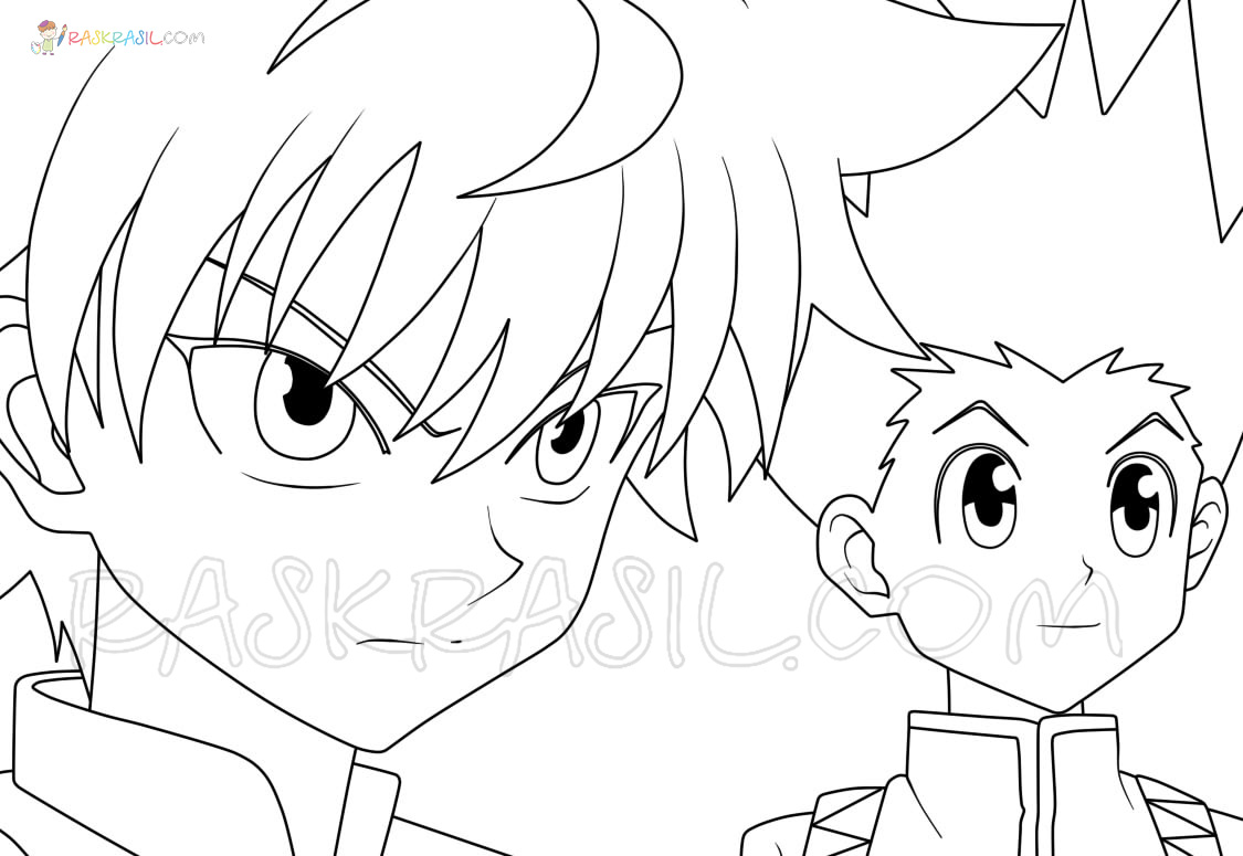 Hunter X Hunter Coloring Page Picture Free Printable - Coloring Home