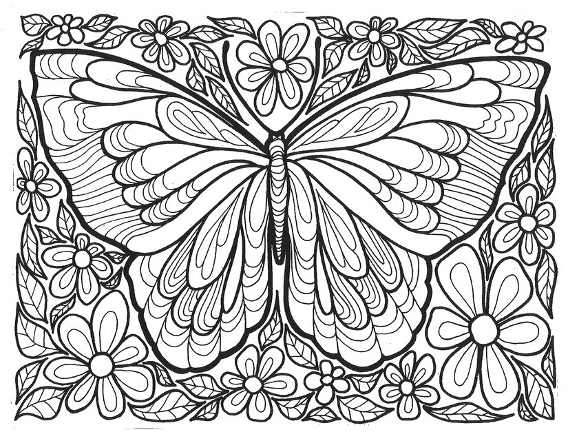 Drawings Anti-stress (Relaxation) – Printable coloring pages