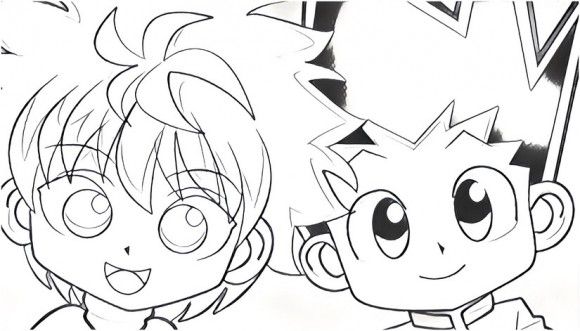 HxH Coloring Pages - Coloring Home