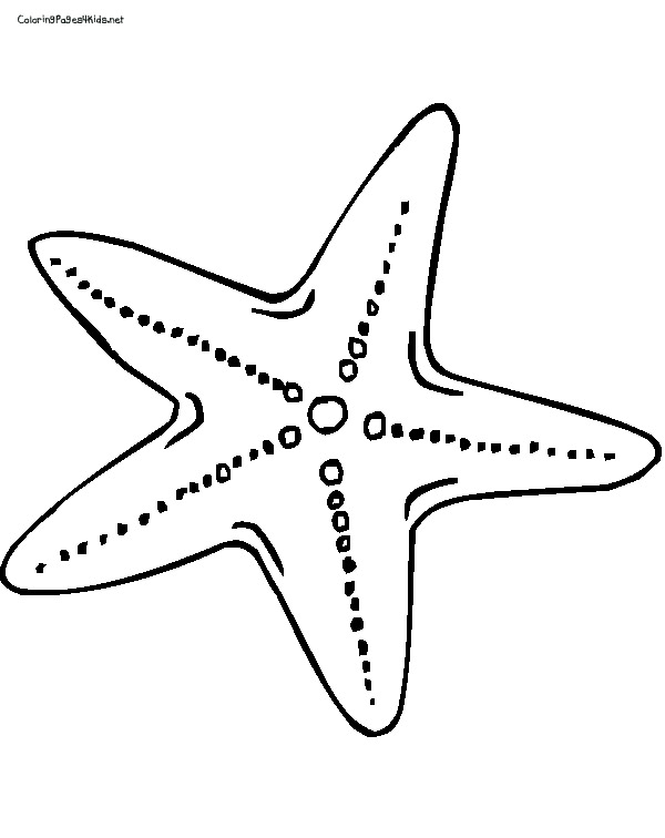 Starfish Coloring Pages - GetColoringPages.com