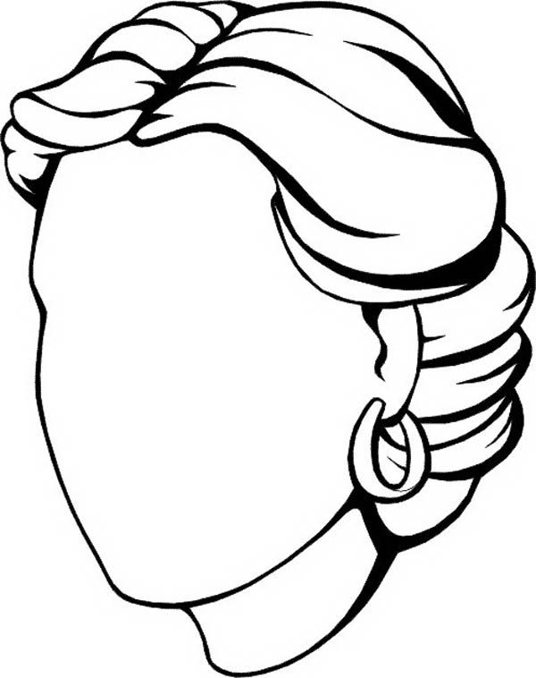 Pin on Face Coloring Pages