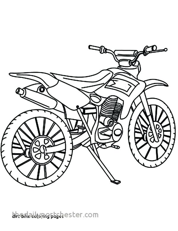 Bicycle Coloring Pages Dirt Bike Coloring Page New Dirt Bike ...