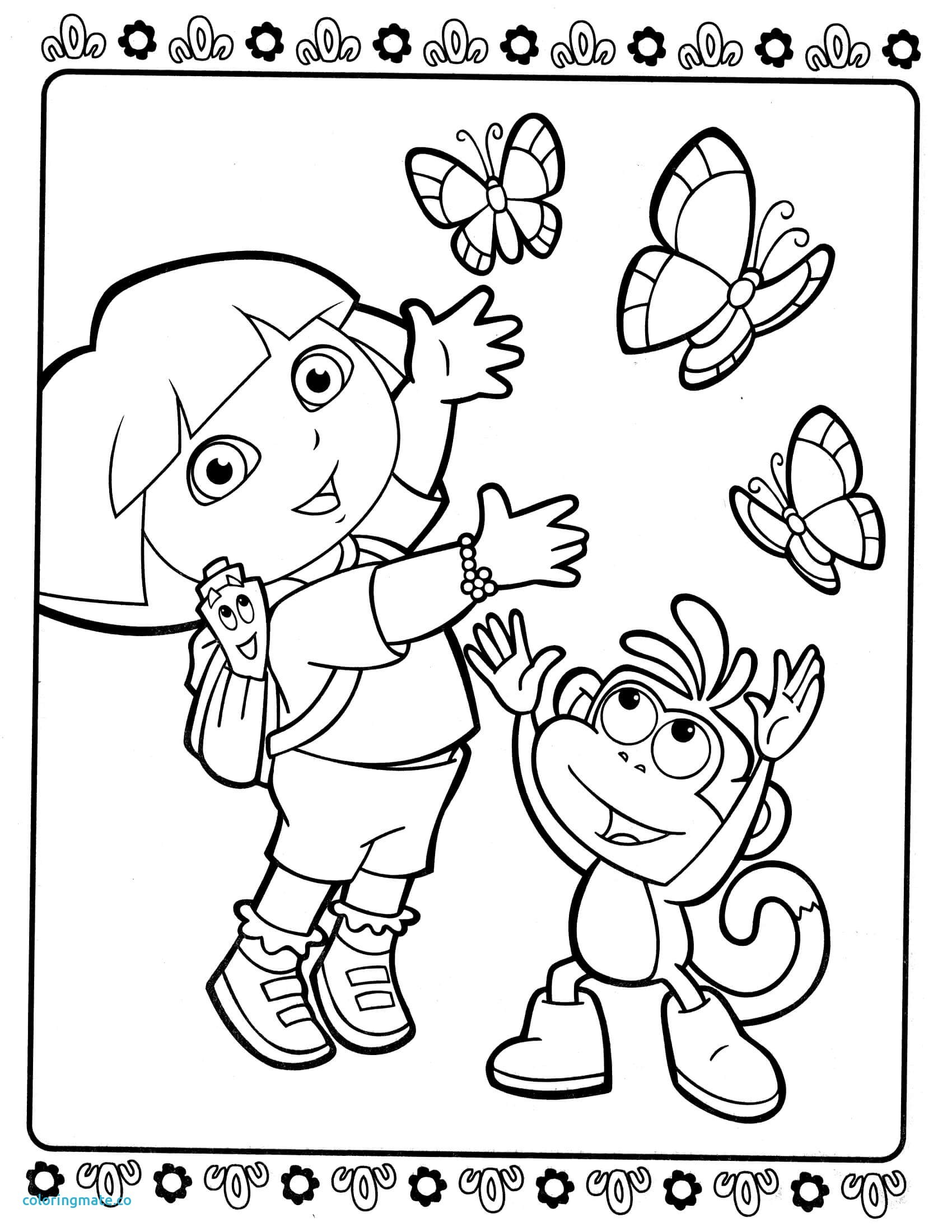 Best Coloring : Dora And Friends Drawing The Explorer Pages ...