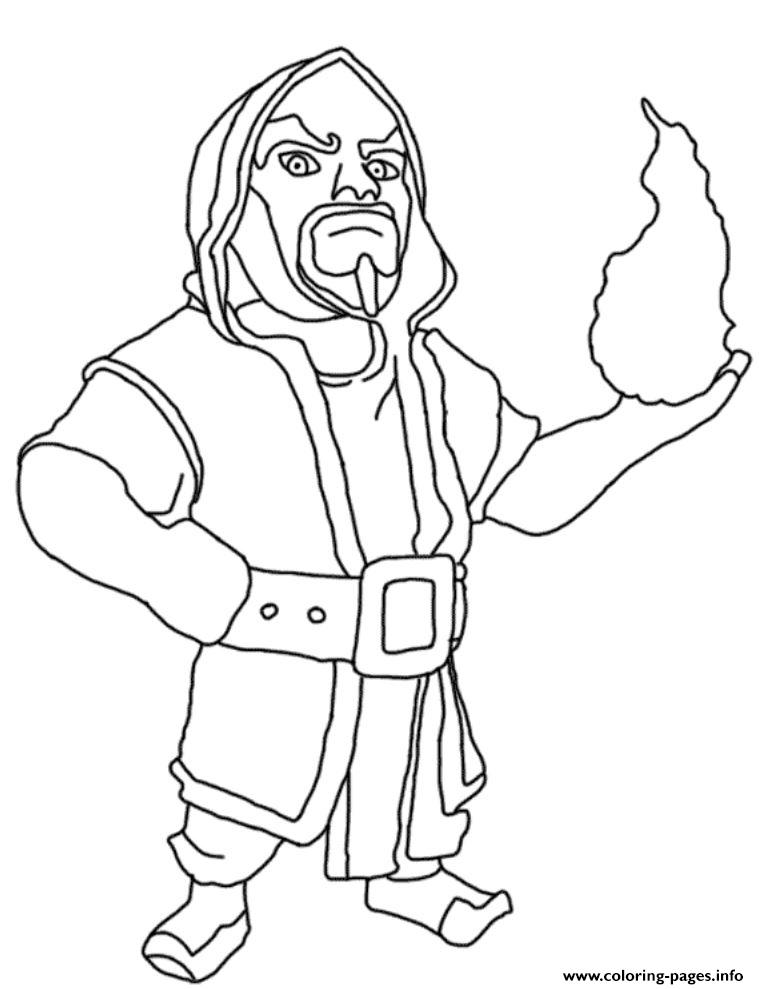 Clash Of Clans Coloring Pages Coloring Home