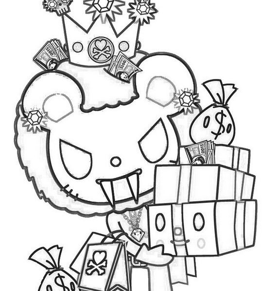 Kids For Download Tokidoki Coloring Pages On Style Pictures To ...