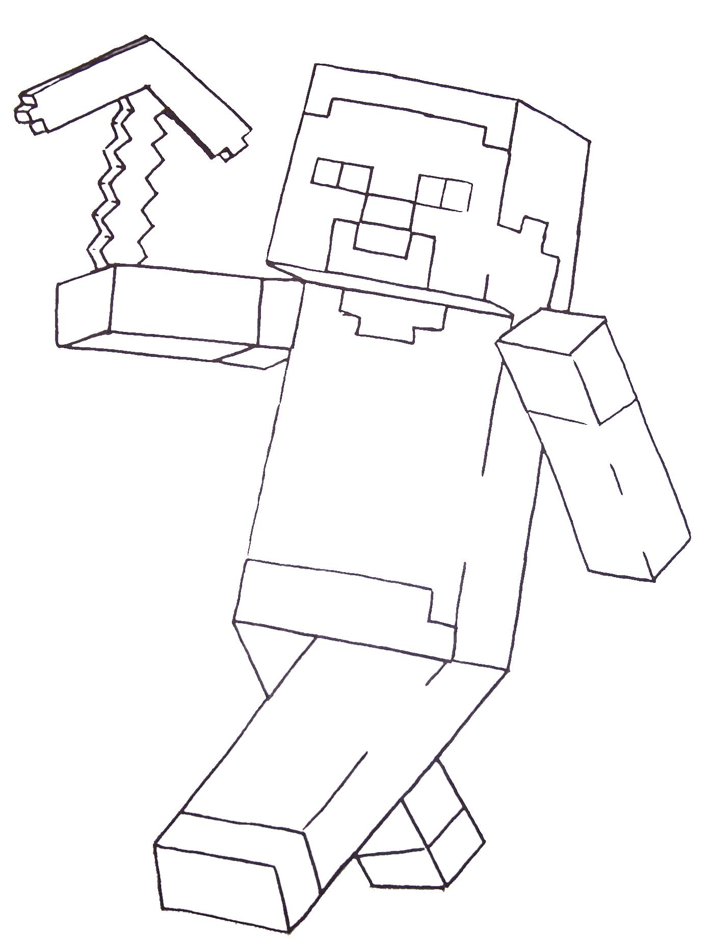 Coloring Pages : Fantastic Minecraft Coloring Pages For Kids ...
