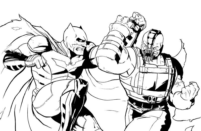 bane coloring pages  coloring home