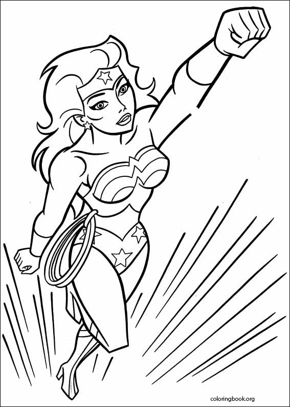 Wonder Woman coloring page (017) @ ColoringBook.org