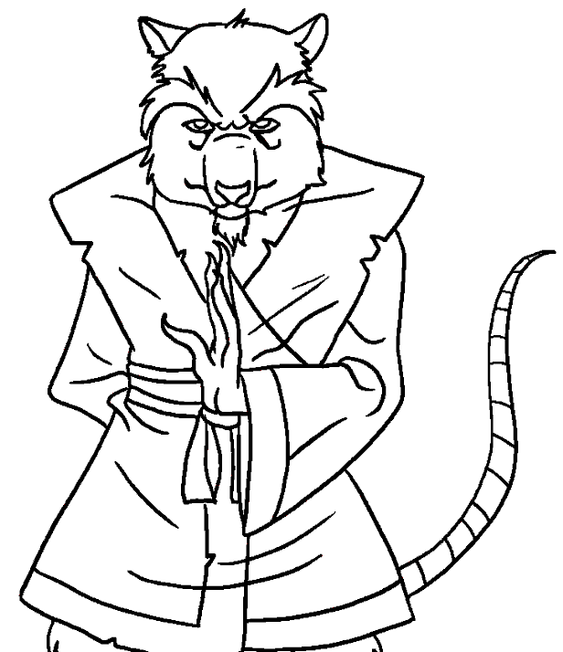 master splinter coloring pages | click to print preview Master Splinter -  Ninja Turtles colori… | Ninja turtle coloring pages, Turtle coloring pages, Coloring  pages
