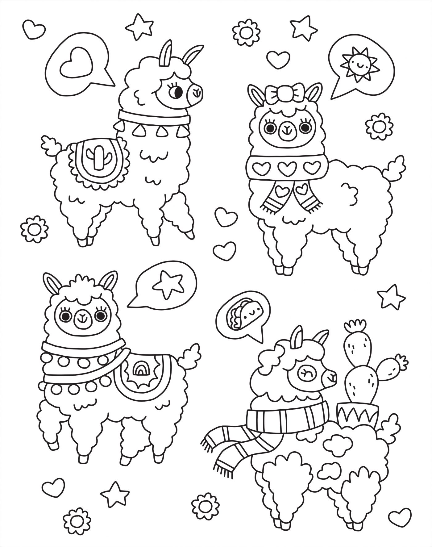 Kaleidoscope: Too Cute! Coloring Downloadable - Silver Dolphin Books